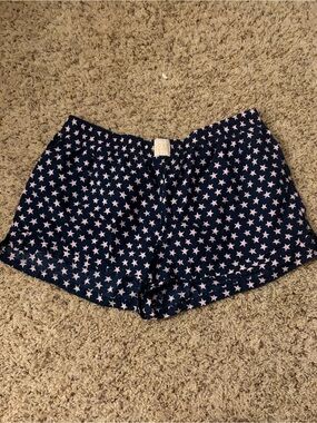 Love by Gap Women's Navy Star-Print Sleep Shorts - Pink Stars